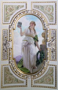 Figura allegorica della Numismatica, 1890 da Franz Xaver Simm